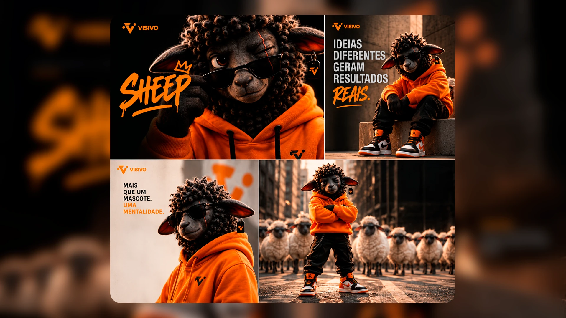 Peças de campanha com o Sheep: Ideias diferentes geram resultados reais